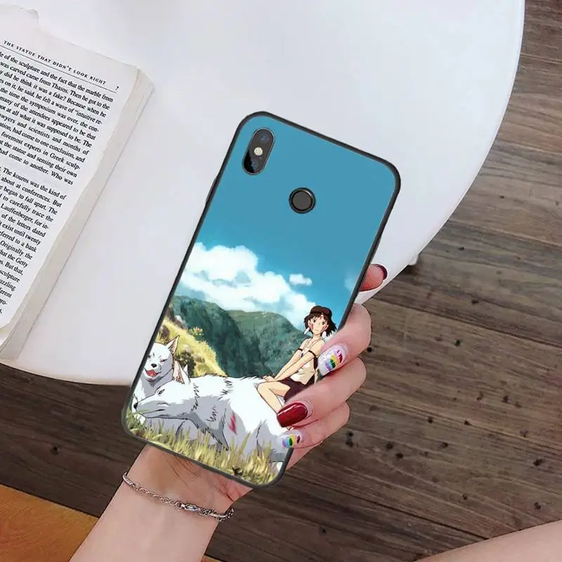 

Japan anime Princess Mononoke Phone Case For Xiaomi Redmi note 7 8 9 t k30 max3 9 s 10 pro lite