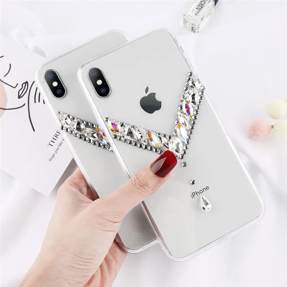 KJOEW мягкий чехол для iPhone XR X 8 7 6s Plus, блестящий прозрачный ТПУ для iPhone XS MAX, чехол для телефона, чехол для телефона