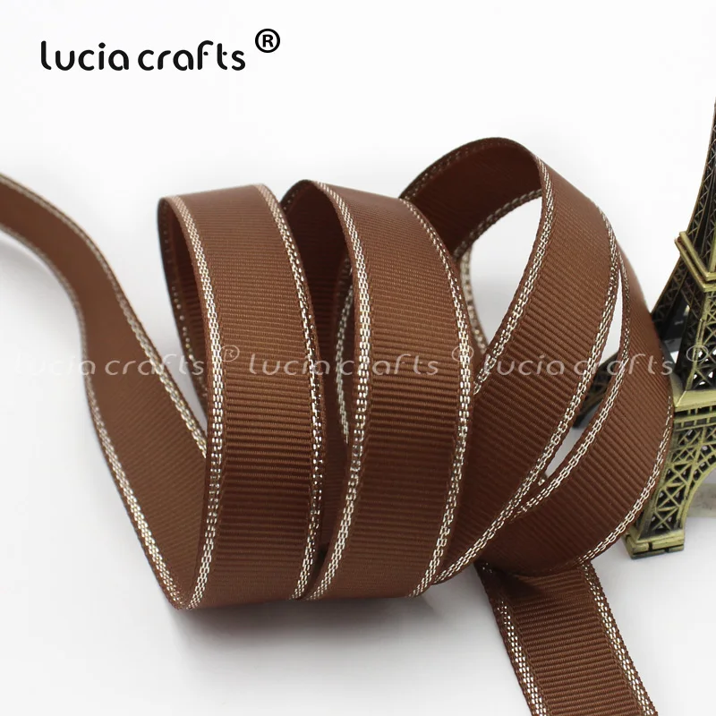 Lucia crafts 6/10/15/25 мм твердая цветная корсажная лента поделки своими руками шитьё вручную Материал вечерние Свадебные украшения T0401