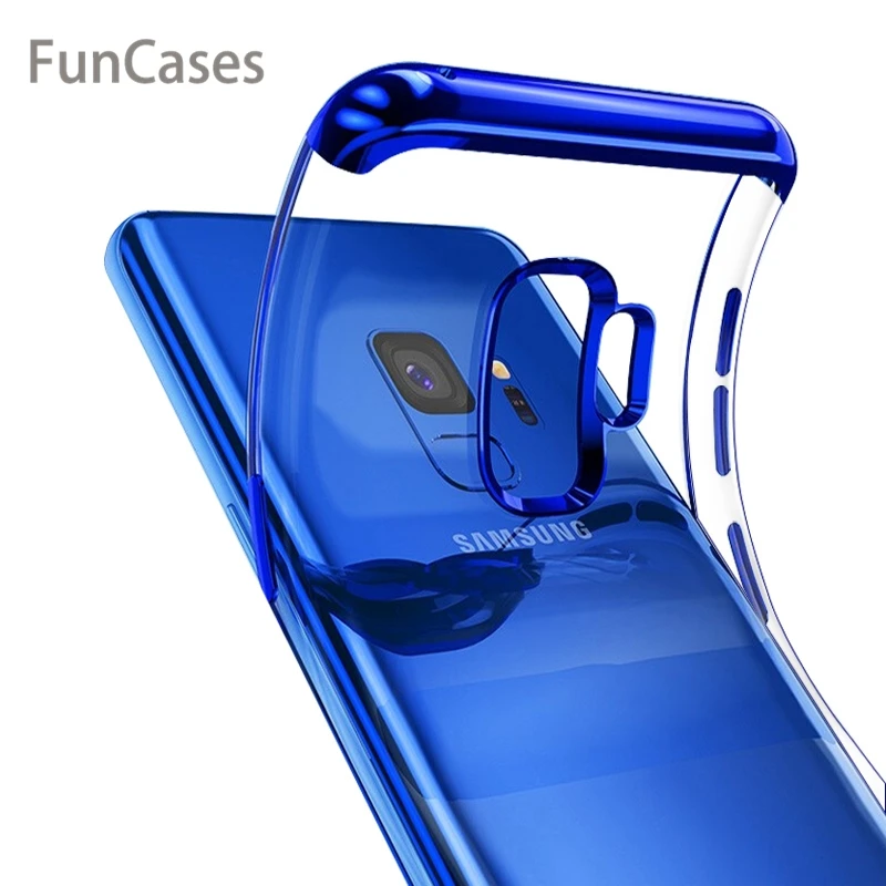 Роскошный мягкий чехол с покрытием для Samsung Galaxy J4 J8 J6 Plus 2018 силиконовый из ТПУ S10 S9