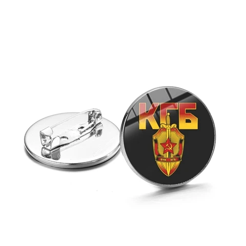 Style 6 SONGDA Hero Stalin CCCP Retro Brooch Sickle Hammer Sign Soviet Russian Army Icon Badge for Men Coat Suit Metal Pins High Quality - Окраска металла: Style 6