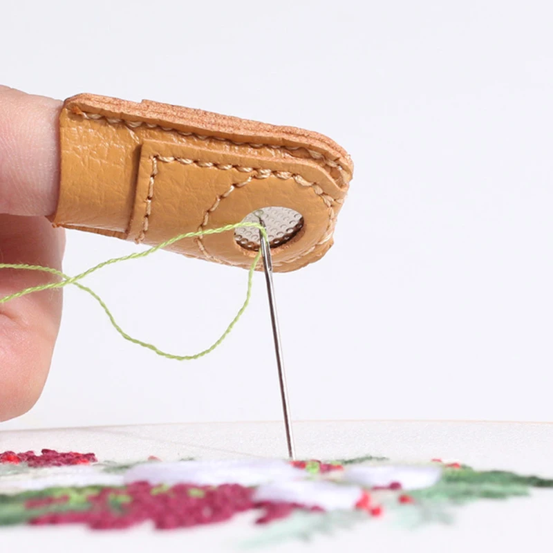 Наперсток для монет из кожи Мягкая Искусственная овчина рукоделие наперсток