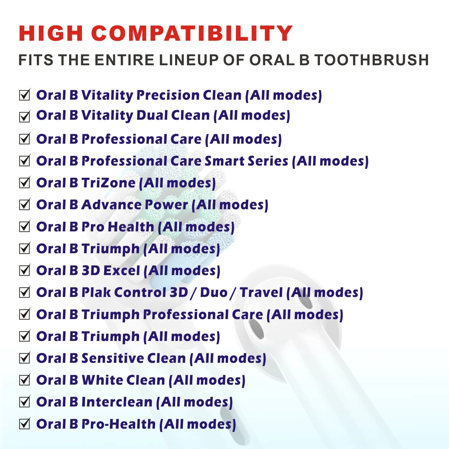 8/12 шт. сменные головки для электрической зубной щётки Oral B|Насадки зубных щеток| |