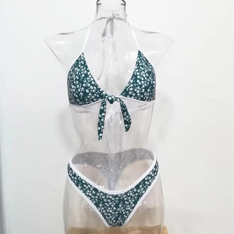 

Print Bikini Sexy Swimsuit Women Push Up Swimwear Halter Brazilian Bikini Set Bather Bathing Suit Two Piece Swimwear Female G33