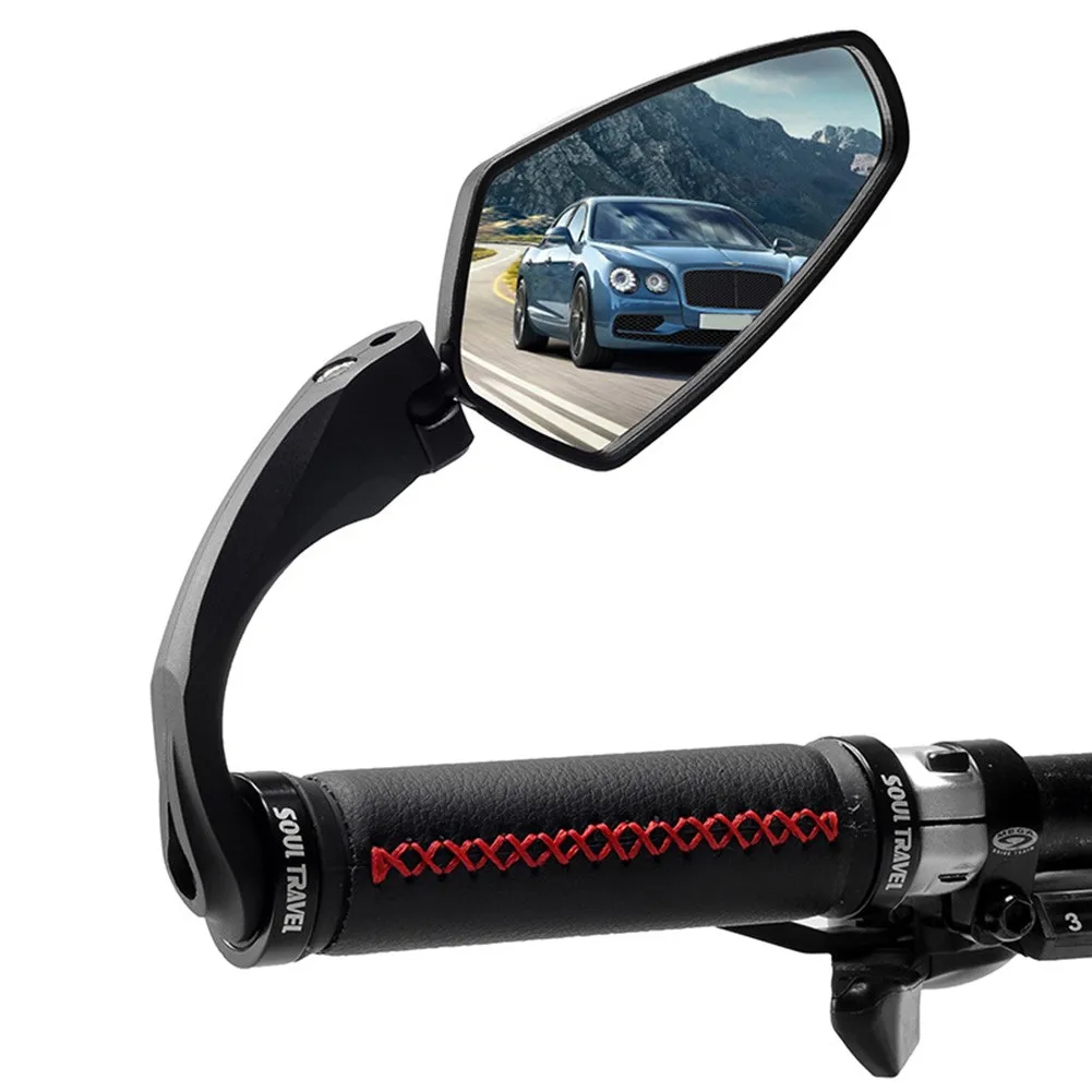 

Bike Rearview Mirror For E-Bike Bicycle Space Mirror Universal For Mountain Racing Cycle 16-19mm Handlebars Adjustable Angles