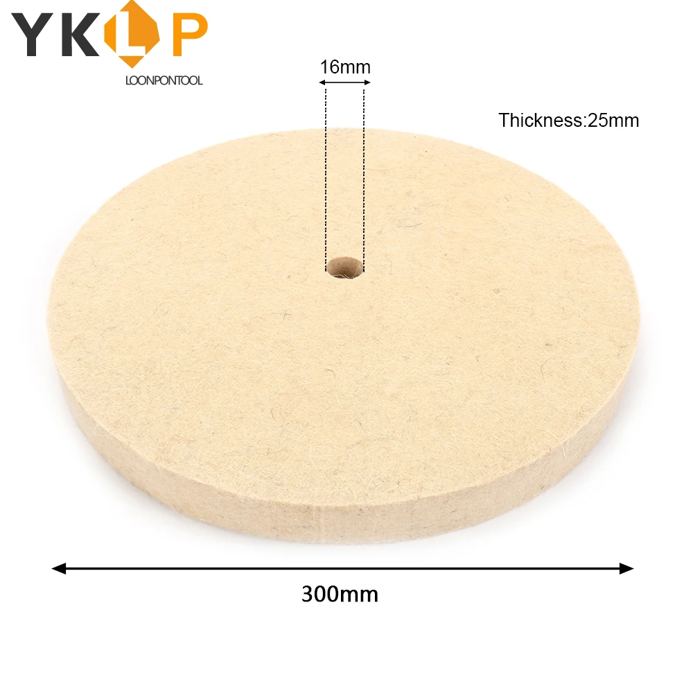 Шерстяной войлок Полировочный шлифовальный диск полировальная Подушка