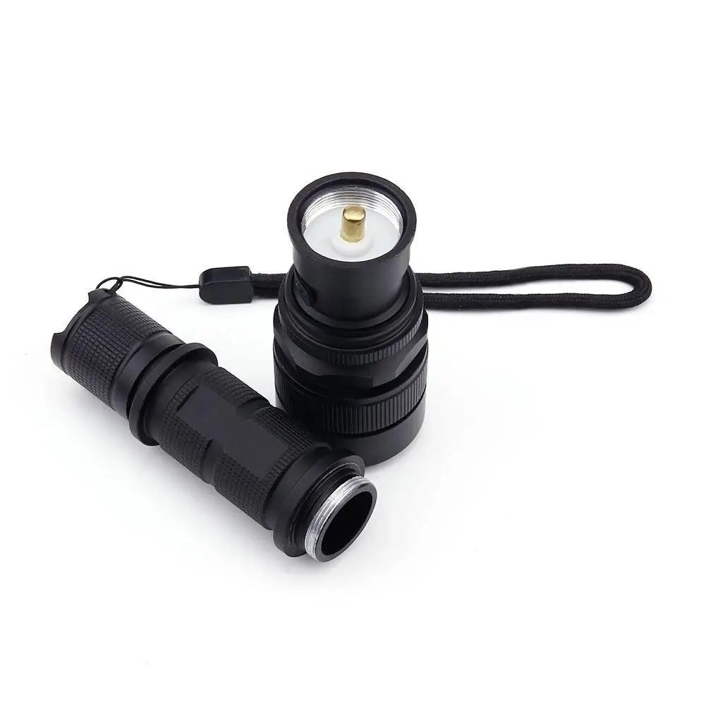 Светодиодный фонарик с фокусировкой 5 режимов 18650 перезаряжаемый