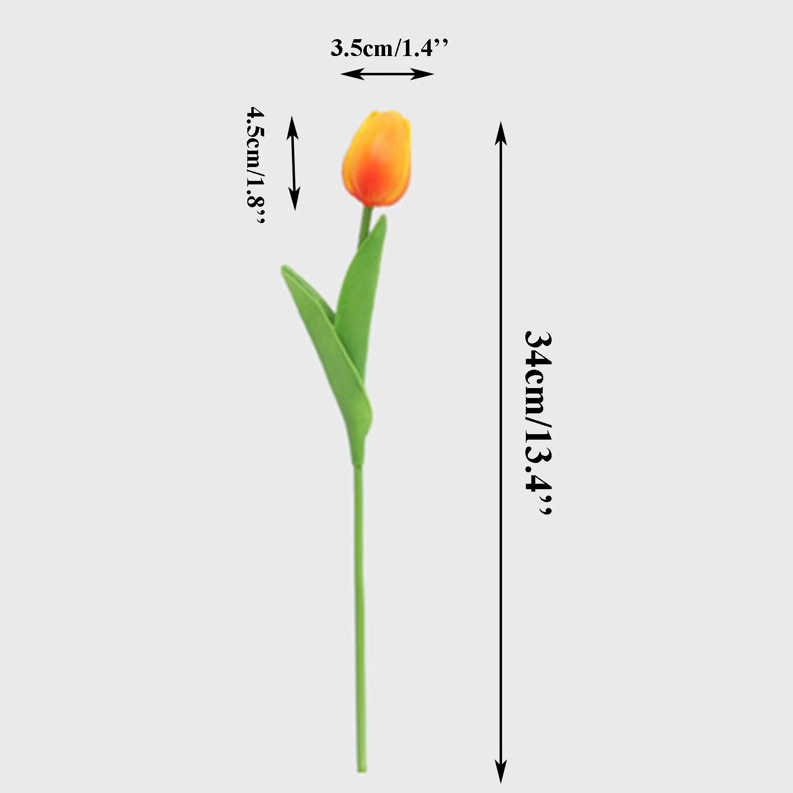 

10 PCS Artificial Tulip Branch Mariage Blessing Flower Bouquet Latex Flower Heads Best Friend Wedding Gift Home Vase Ornament