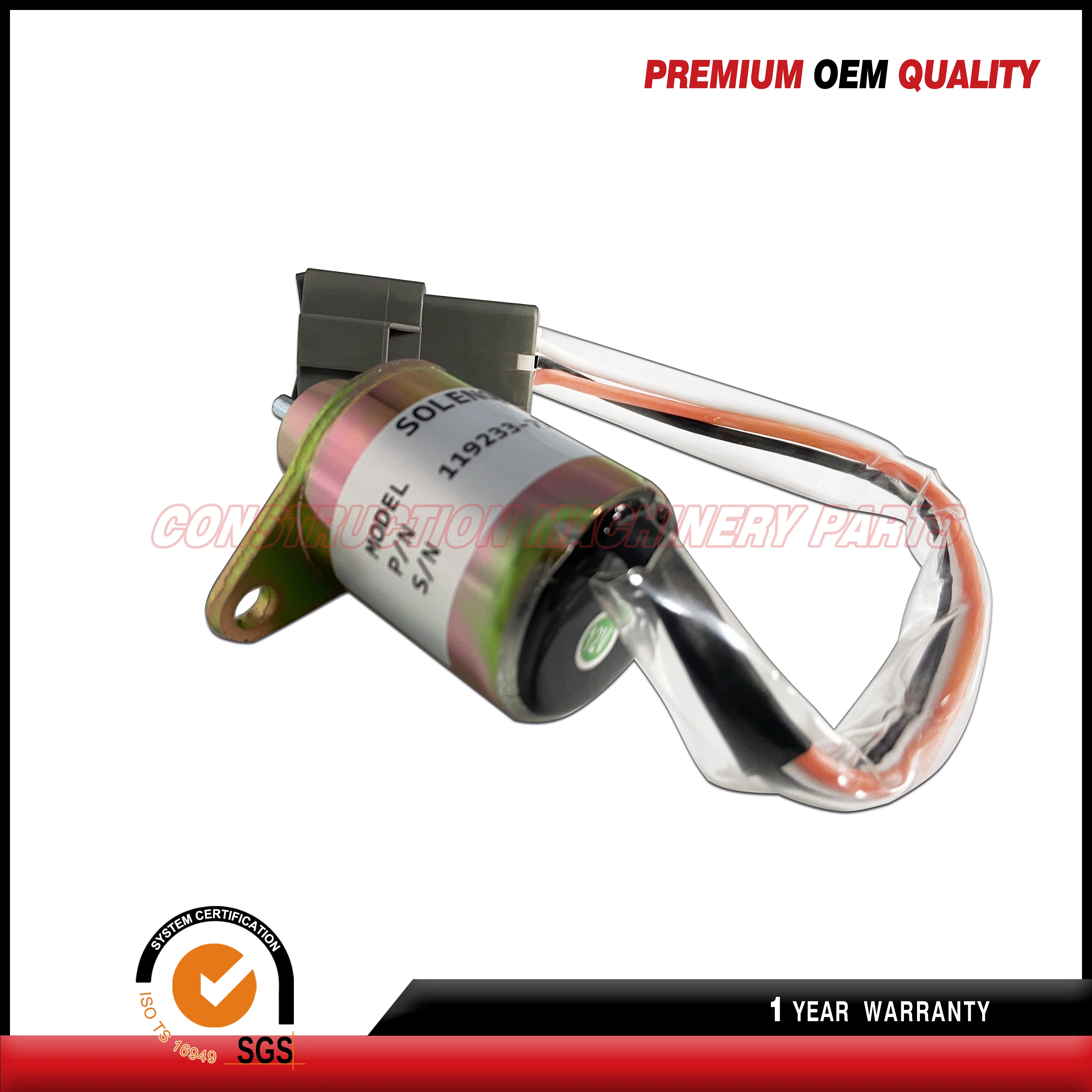 Volts para Yanmar Atacado Parar Solenóide 119233-77932 119233-77931 425-35925 1503es-12s5suc12s 12 3tnv88-bptb2 Atacado, parar Solenóide 12 Volts Para Yanmar