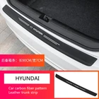 Декоративные защитные наклейки для багажника автомобиля Hyundai i30 kona i10 i35 elantra santa fe, стильные аксессуары