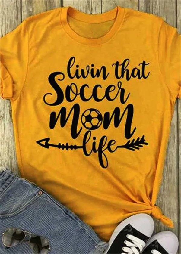 Для женщин что футбол мама жизнь со стрелками летняя футболка с коротким рукавом