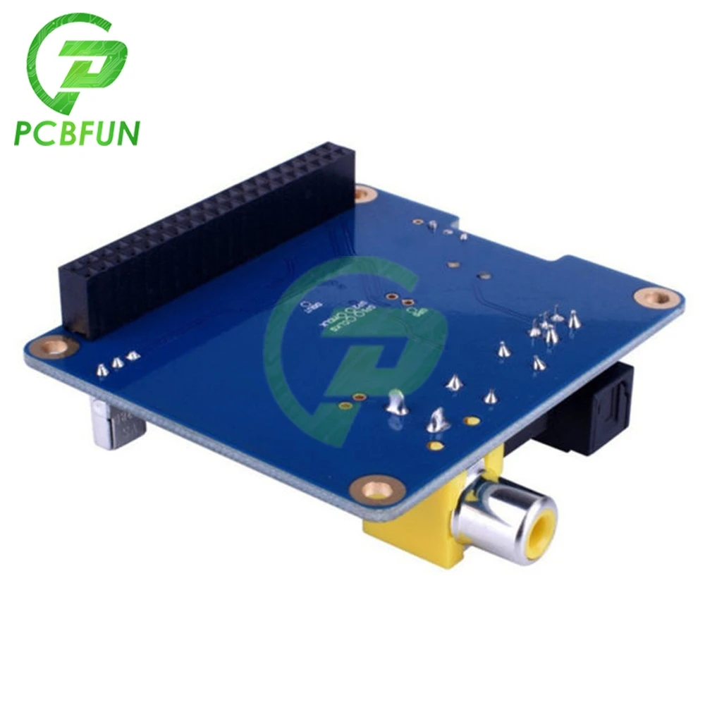 Цифровая звуковая карта HIFI DiGi модуль I2S SPDIF RCA оптическое волокно для Raspberry pi B +/A + 3 2