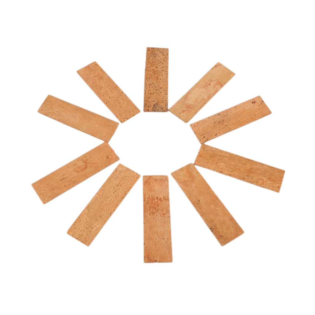 

10PCS Clarinet Joint Cork Clarinet Accessories Clarinet Joint Natural Neck Cork Sheet Natural Kit