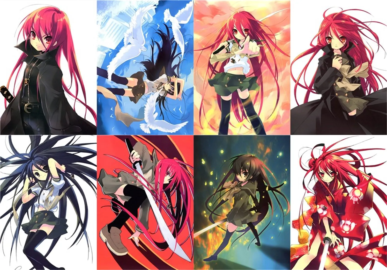 

Плакаты на стену из полипропилена, А3, 8 шт.