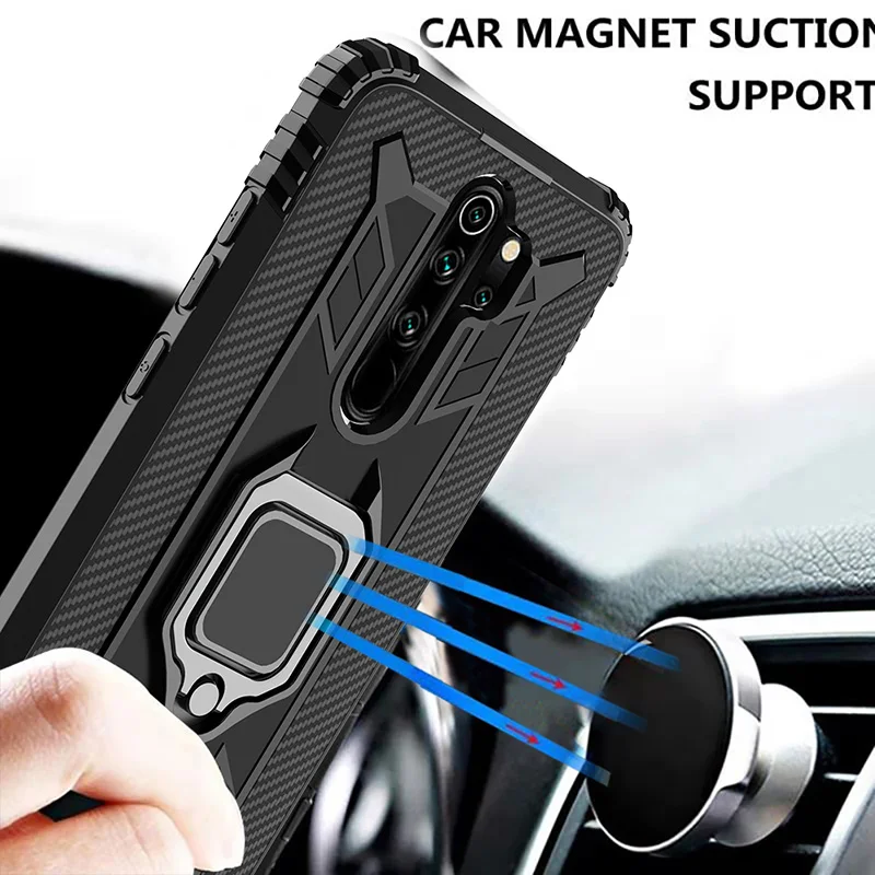 Бронированный чехол для Redmi Note 8 Pro 8A K20 держатель подставка автомобильный