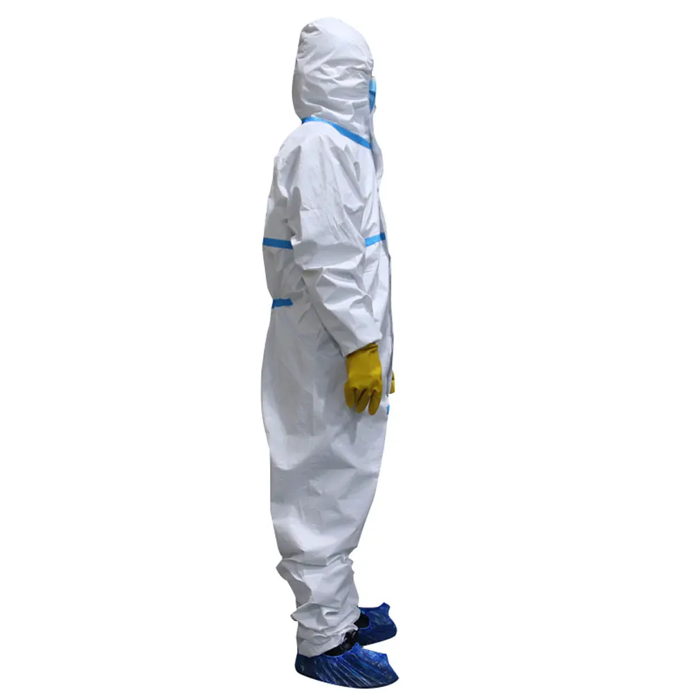 Disposable Coveralls Protective Overalls Suit Factory Hospital Laboratory Full Protection Safety Clothing | Тематическая одежда и