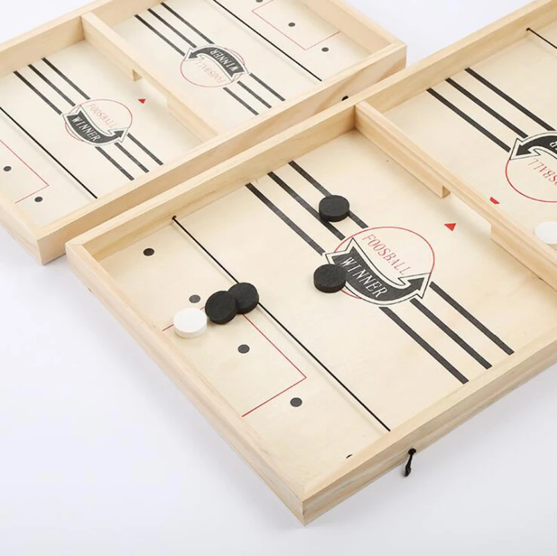 Деревянная настольная хоккейная игра Φ интерактивная игрушка родитель-ребенок