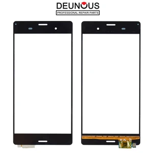 new 5 2 z3 touch panel for sony xperia z3 d6603 d6653 d6543 touch screen digitizer sensor front glass lens mobile phone parts free global shipping