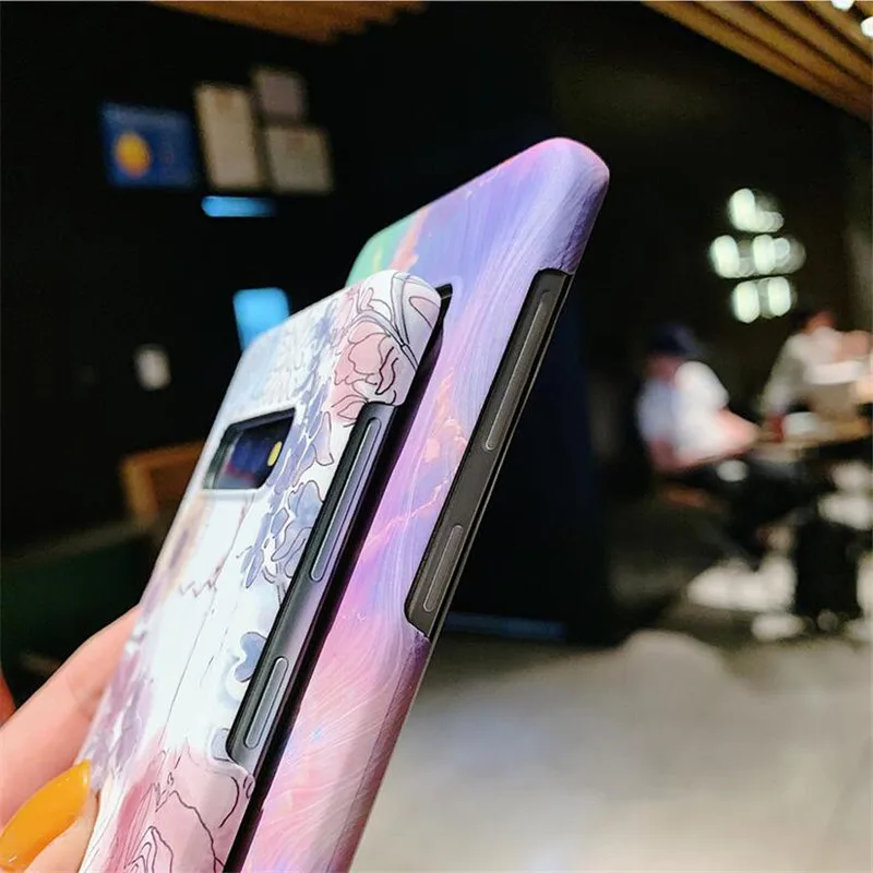 3D рельефный матовый чехол для samsung Galaxy S10 Plus S10e S9 S8 Note 10 9 8 S7 edge + E из поликарбоната с