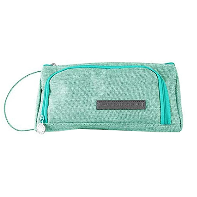 

ANGOO Storage Stationery Bag, Pencil Case for Girls, Large Capacity Pencil Case, A Beautiful Gift for Male and Female Students