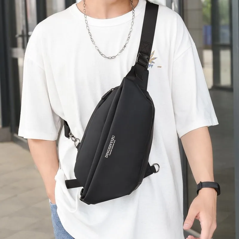 

New chest bag for men Anti Theft Crossbody Bags Short Trip belt Sling bag Outdoor Male Small Messengers Bag Single Shoulder Bag