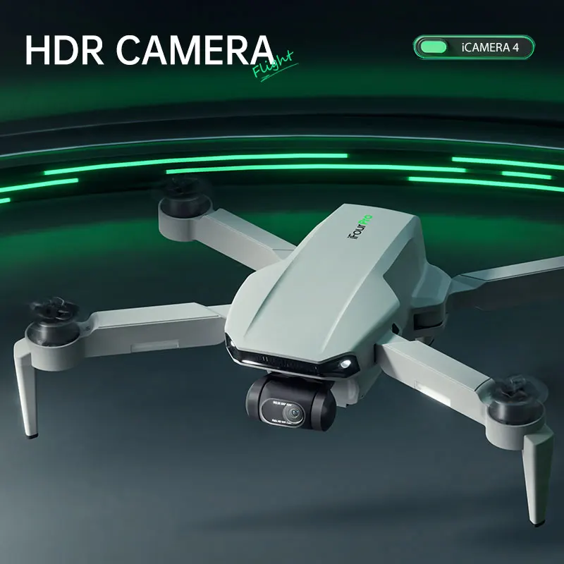 ZWN I4 PRO GPS Мини-Дрон 4k Профессиональный с 3-осевым шарниром FPV HD камера бесщеточный