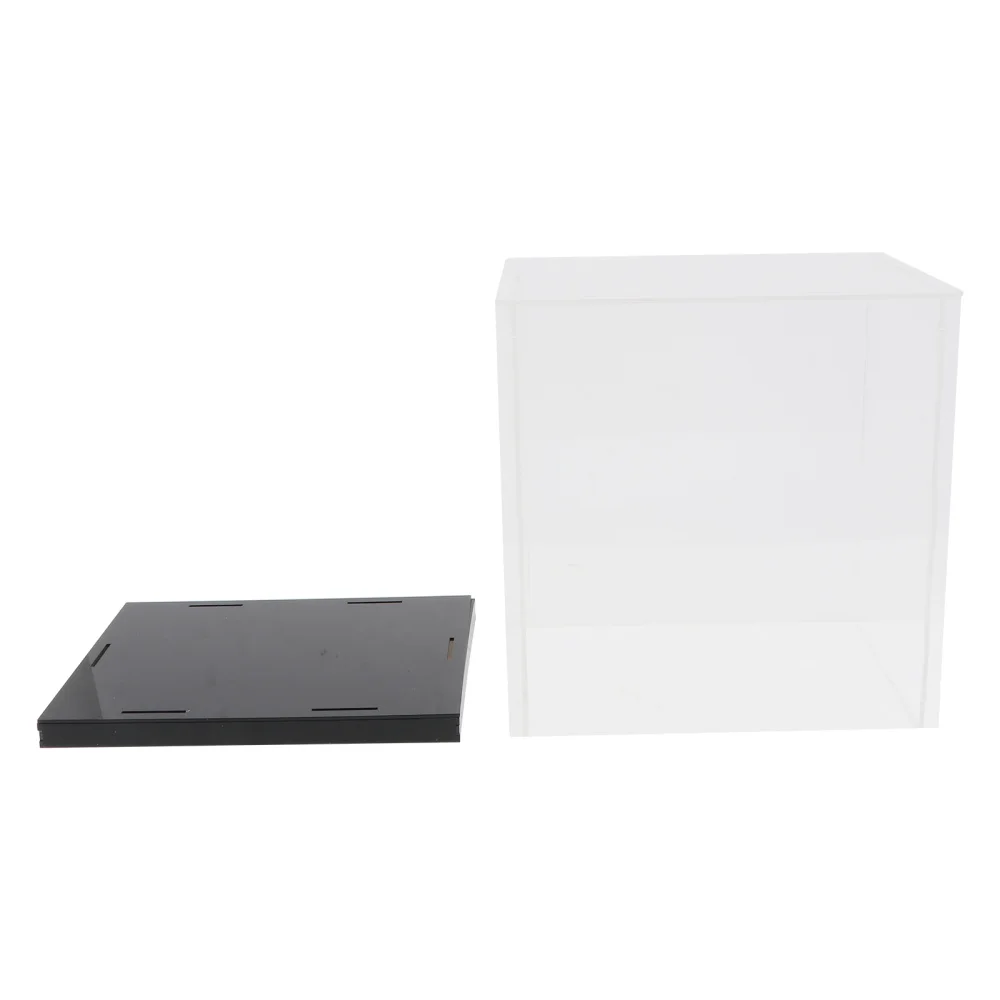 

1PC Acrylic Transparent Display Box Model Storage Dustproof Cover (Transparent)
