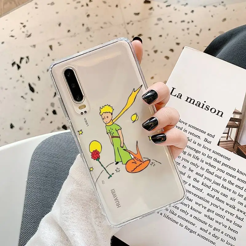 

Little Prince Phone Cases Transparent for Samsung A71 S9 10 20 HUAWEI p30 40 honor 10i 8x xiaomi note 8 Pro 10t 11