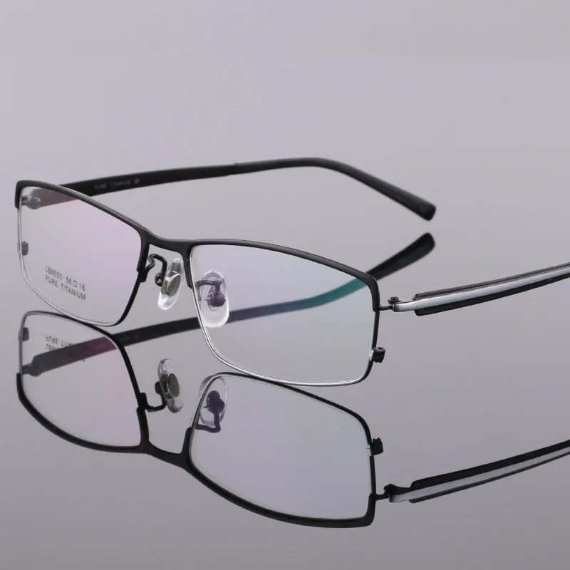Ультралегкие очки для отдыха деловых мужчин с рама из чистого титана | Аксессуары