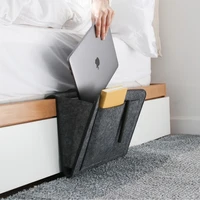 storage hang bag felt dormitory bed sofa bedroom carpet store content for cd magazines stationery pad mobile phones sundries
