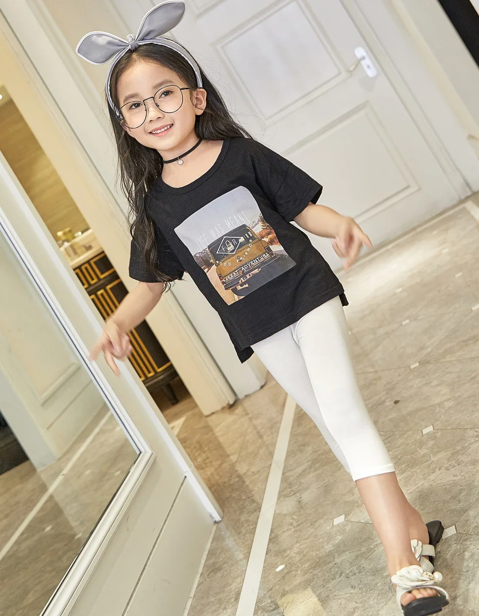 Детские леггинсы для девочек Сезон лето осень Леггинсы малышей Брюки Юбка