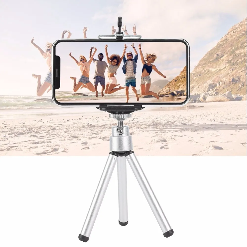 Мини мобильный телефон на 90 градусов зажим для камеры штатив Настольный