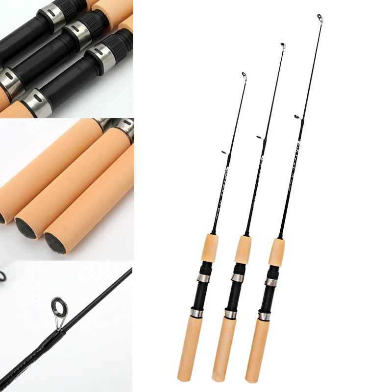 Новая портативная Удочка из стекловолокна телескопическая удочка для зимнего