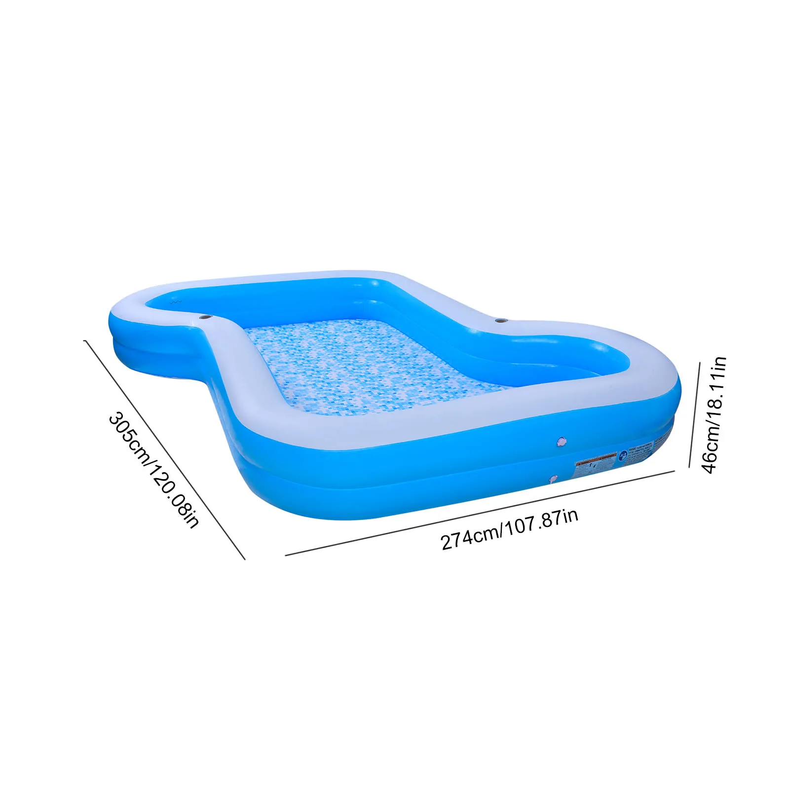 

305CM 2/3Layers Children Inflatable Pool Bathing Tub Baby Kid Home Outdoor Large Swimming Pool Inflatable Unique Swimming Pool