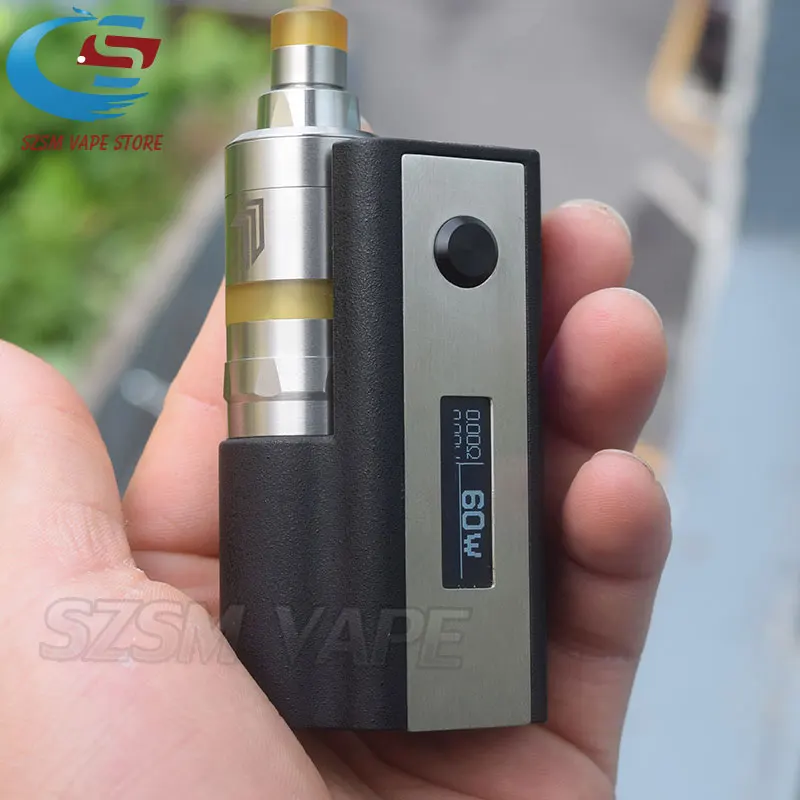 Мод SXK Stealth 60 Вт с kayfu prime Nite DLC RTA 2 мл электронная сигарета 0 91 OLED экран вейп