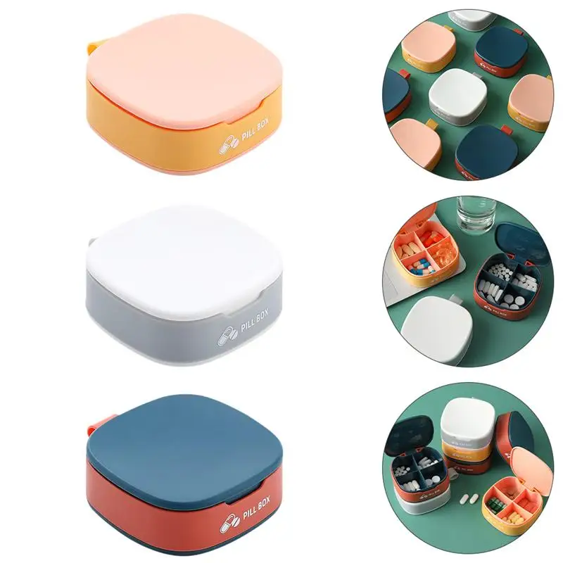 

3pcs Chic Practical Helpful Stylish Pill Cases Pill Storage Containers Pill Organizers for Storage
