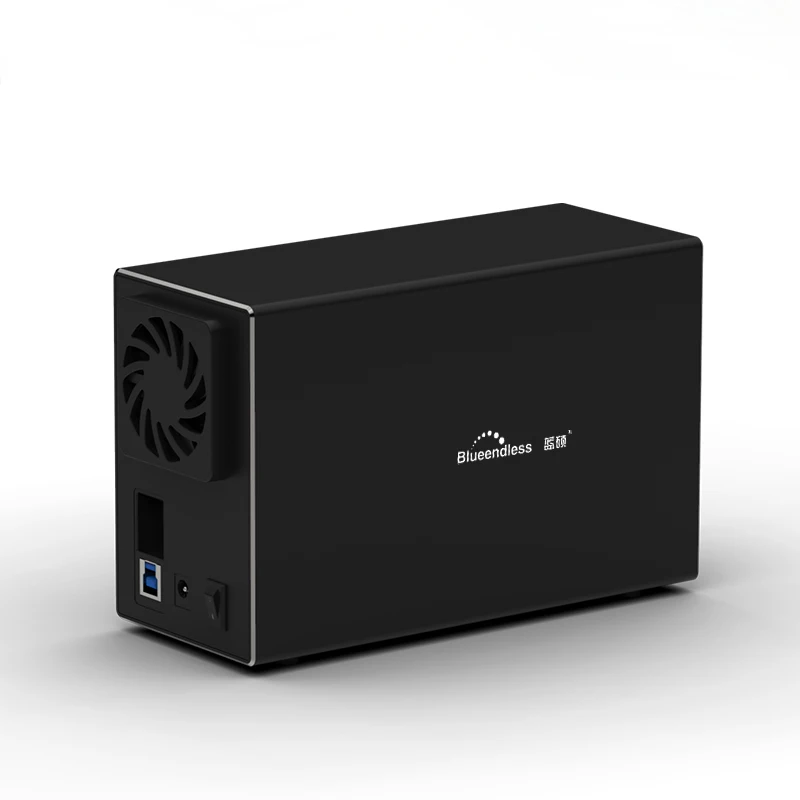 Корпус внешнего жесткого диска Dual Bay 3 5 корпус raid sata с функцией RAID USB накопителя