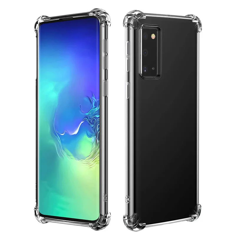 Чехол из ТПУ с четырьмя углами для Samsung S20 6 2 дюйма защитный чехол телефона