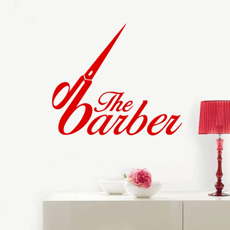 

Barbershop Sticker Bread Decal Customized Vinyl Wall Art Decor Windows Decoration Haircut Shavers Glass Barber Shop Decals