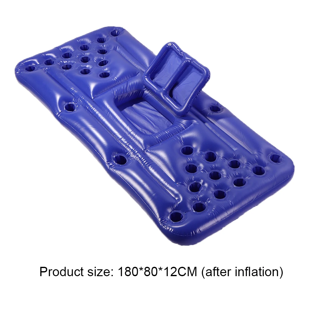 

Pool Floating Beer Table Drinking Cooler Bar Inflatable Water Drink Holder Inflatable Air Mattress Water Food Drink Holder Pool