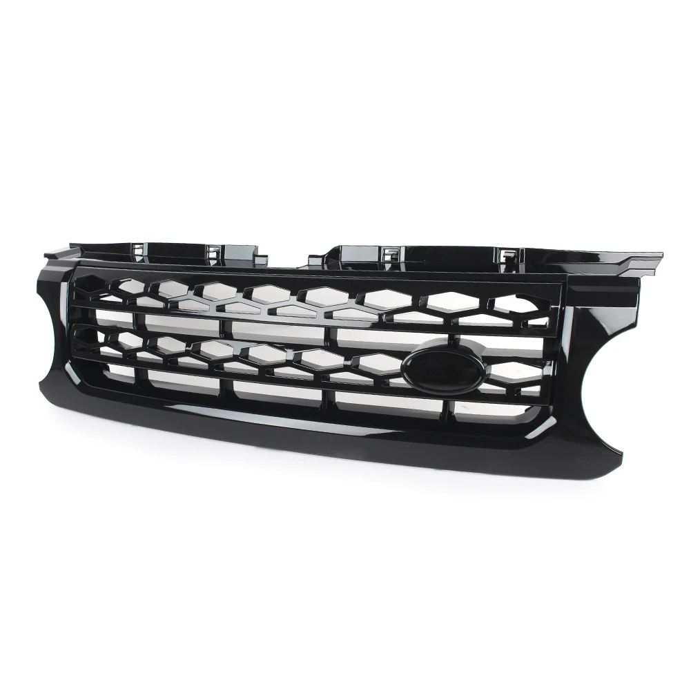 Передняя решетка автомобиля верхняя сетка для Land Rover LR4 2010 2011 2012 глянцевый черный