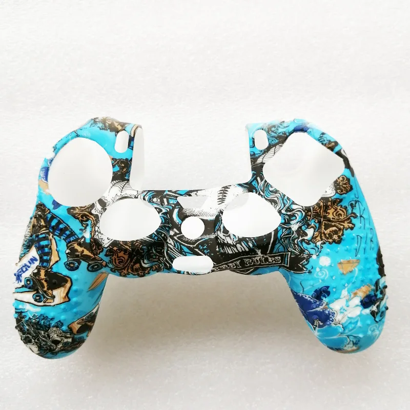 100 шт. силиконовый Камуфляжный защитный чехол для PS4|Запасные части| |