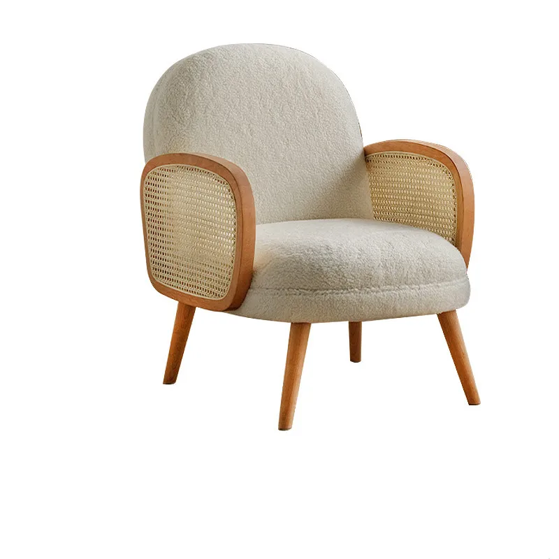 Скандинавский ротанговый стул PurelyFeel из массива дерева простое искусство