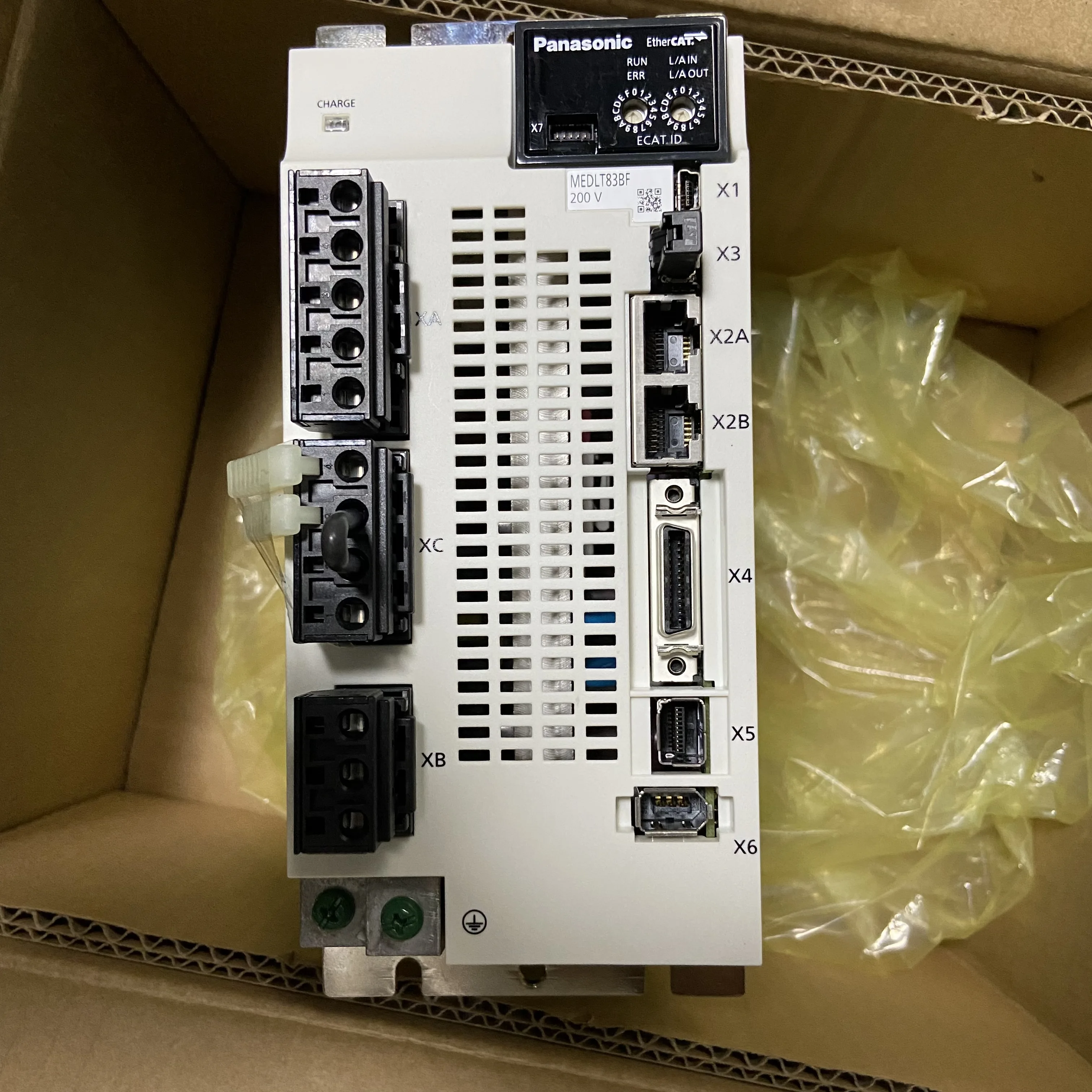 

Panasonic AC Servo Driver 200-240V 2.5kW MEDLT83BF