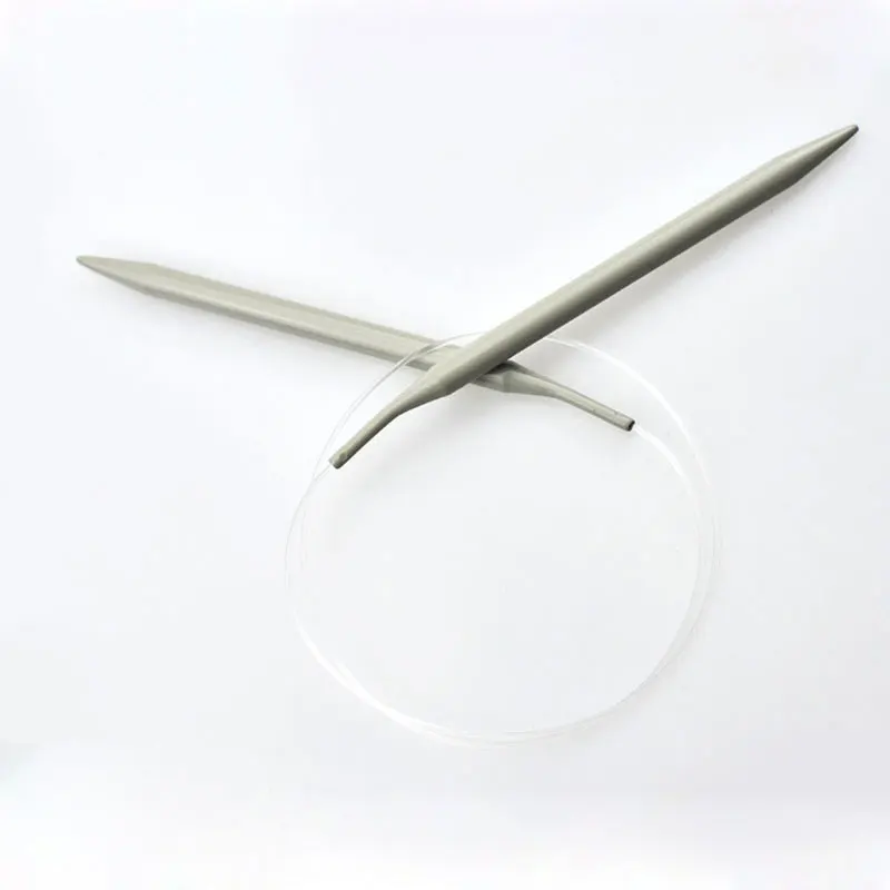 Спицы для вязания круговые из нержавеющей стали 2 0-8 0 мм 11 размеров 32*80 см | Дом и