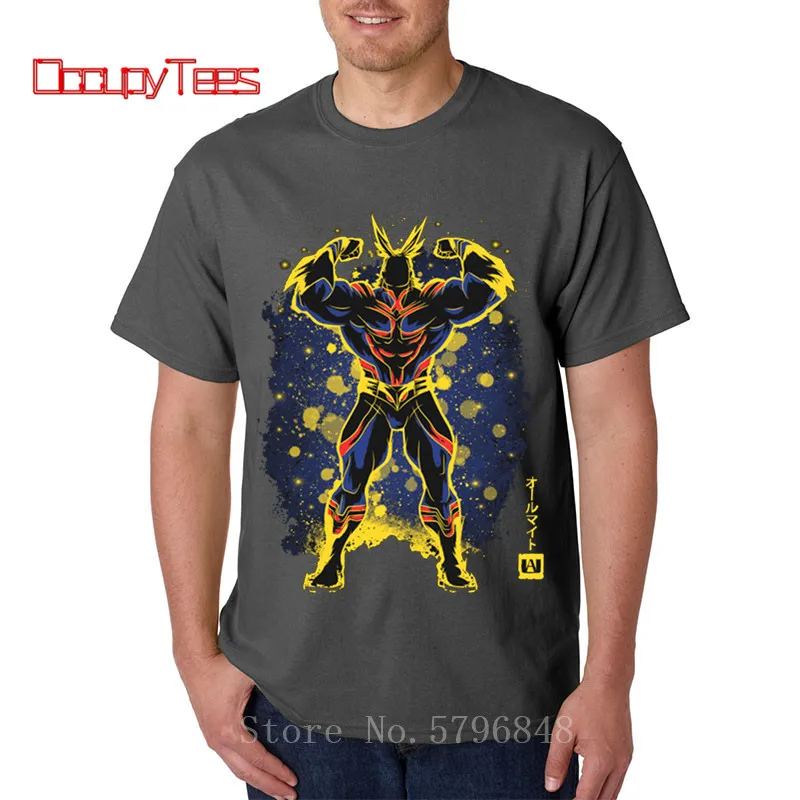 Лидер продаж 2020 футболка с японской мангой круглым вырезом моя геройская