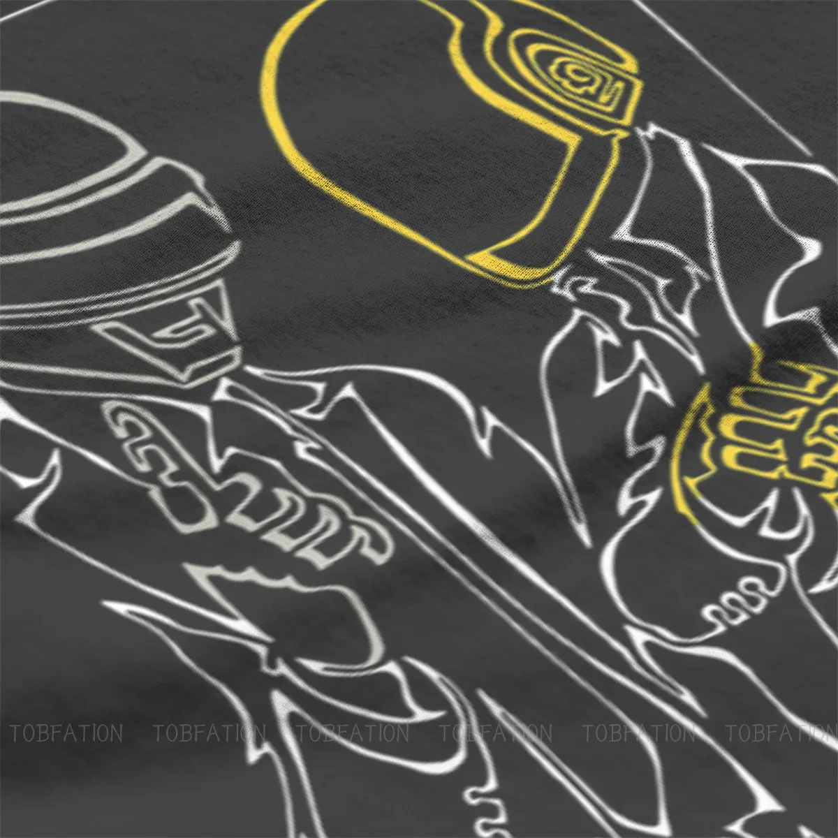 Шлем Daft Punk Новые футболки для Для мужчин два друг с круглым вырезом Базовая