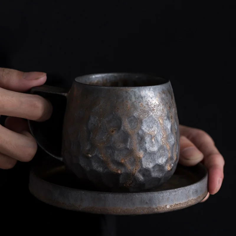 Керамические чайные кружки TANGPIN в японском стиле винтажная чашка для кофе и чая