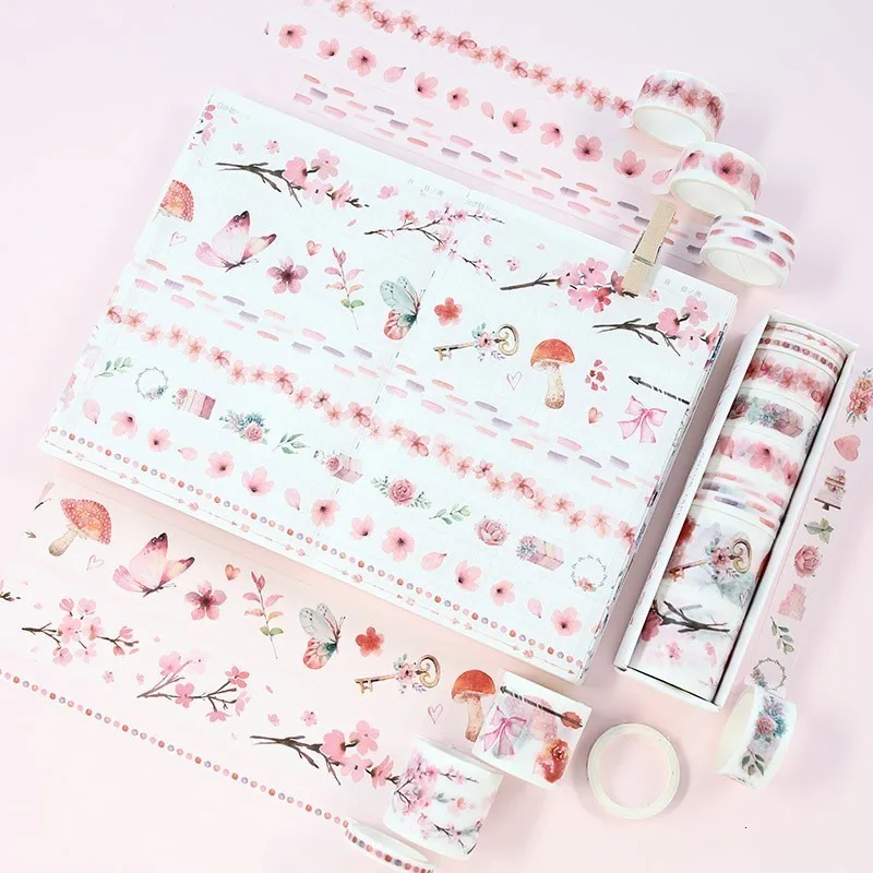 Креативная Маскировочная лента для ручной учетной записи Набор наклеек блокнота