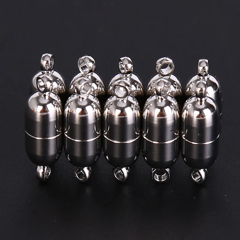 

10Pcs Magnetic Clasp Buckle Hook Connectors DIY Making Jewelry Craft